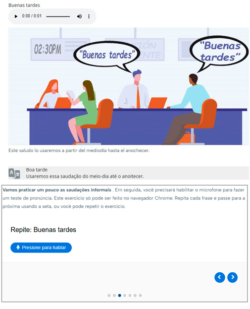 Exemplo exercicio de pronuncia