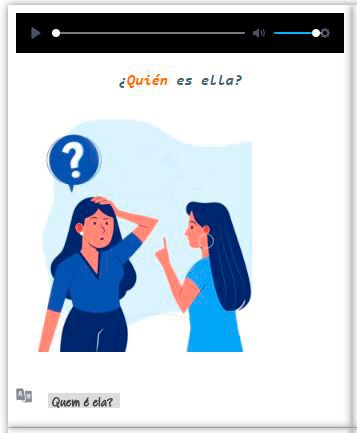 Ejemplo audio texto imagen